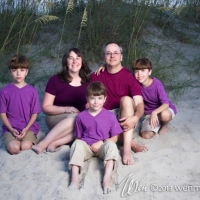 family beach portrait