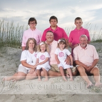 large family portraits tybee beach