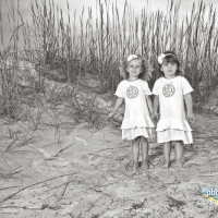 twins on the beach tybee