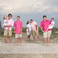 large family portraits tybee beach