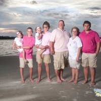 large family portraits tybee beach